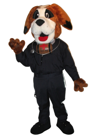 Phusebox Creative Parry the Paramedic Mascot Costume