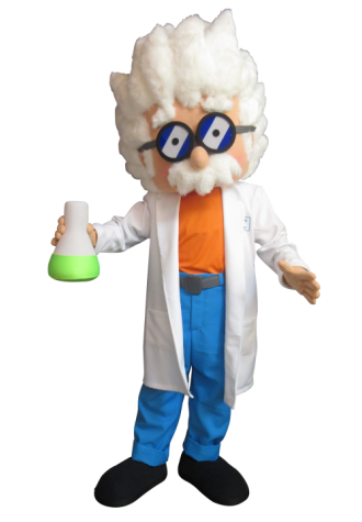 Pittsburgh Conference on Analytical Chemistry and Applied Spectroscopy Dr. Pete Conn Mascot Costume