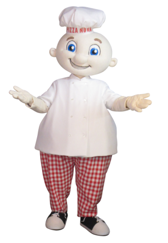 Pizza Nova Leonardough Mascot Costume