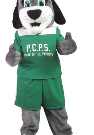 Pleasant Corner Public School Dog Mascot Costume