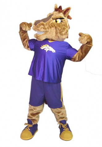 Plumborough School District Mustang Mascot Costume