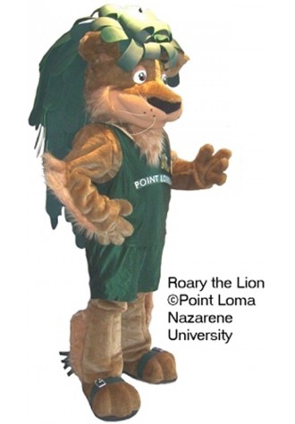 Point Loma Nazarene University Roary Mascot Costume