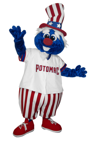 Potomac Nationals Uncle Slam Mascot Costume