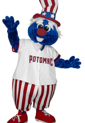 Potomac Nationals Uncle Slam Mascot Costume