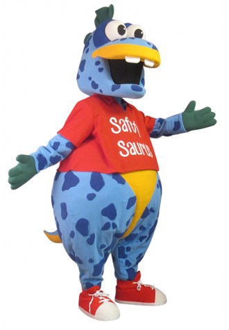 Prevent Child Abuse Utah Safety Saurus Mascot Costume