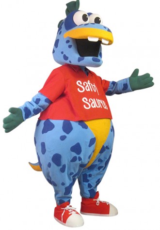 Prevent Child Abuse Utah Safety Saurus Mascot Costume