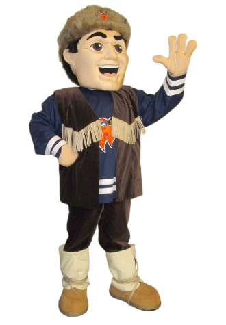 Prince Albert Council Trapper Mascot Costume