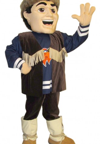 Prince Albert Council Trapper Mascot Costume