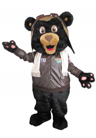 Prince George Airport Amelia Bearheart Mascot Costume