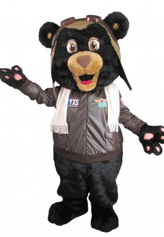 Prince George Airport Amelia Bearheart Mascot Costume