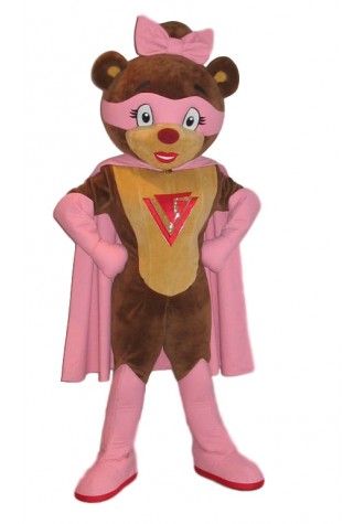 Purity Life Lucy the Superbear Mascot Costume