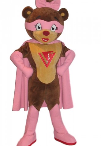 Purity Life Lucy the Superbear Mascot Costume