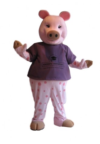 Rare Method Penelope Pig Mascot Costume