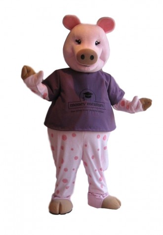 Rare Method Penelope Pig Mascot Costume