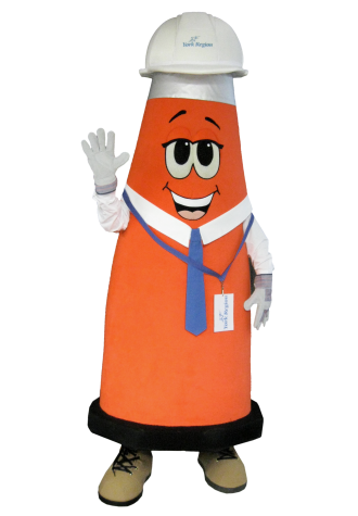 Regional Municipality of York Pylon Pete Mascot Costume