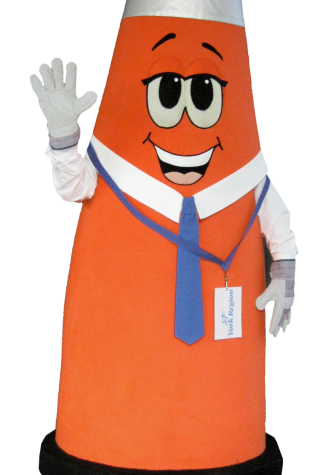 Regional Municipality of York Pylon Pete Mascot Costume