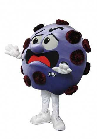 Results Education Fund HIV Mascot Costume