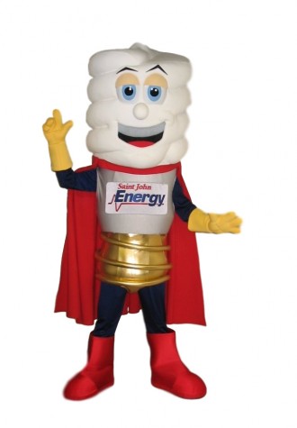Revolution Strategy Les Watts Superbulb Mascot Costume
