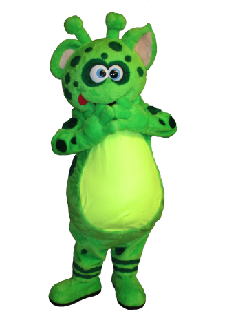 Sacramento Children's Museum Leo the Alien Mascot Costume
