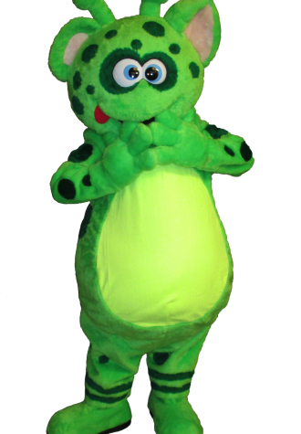 Sacramento Children's Museum Leo the Alien Mascot Costume