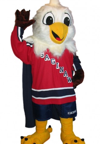 Saginaw Spirit Steagle Colbeagle Mascot Costume