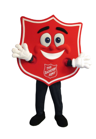 Salvation Army Shield Mascot Costume