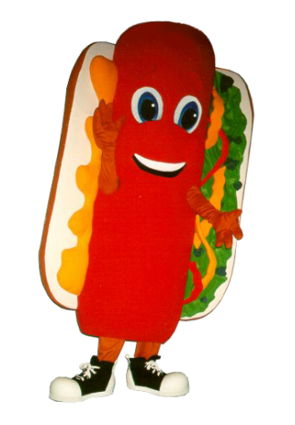 Shopsy's hotdog Mascot Costume