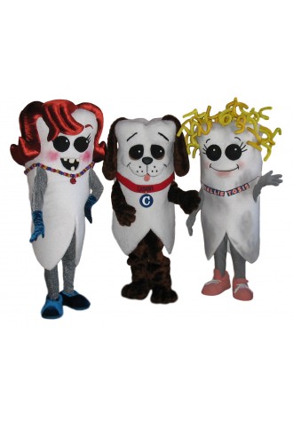 Six Day Dental Ginger, Hallie and Canine Mascot Costume