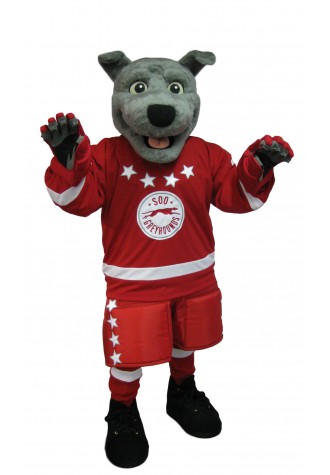 Soo Greyhounds Dash Mascot Costume