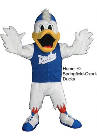 Springfield Ozark Ducks Homer Mascot Costume
