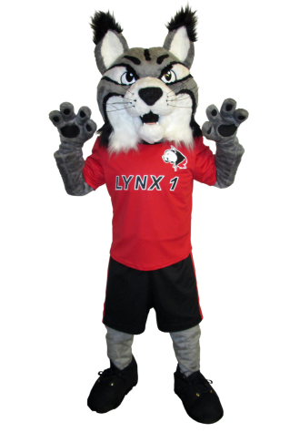 Stephen Lewis Lynx Mascot Costume