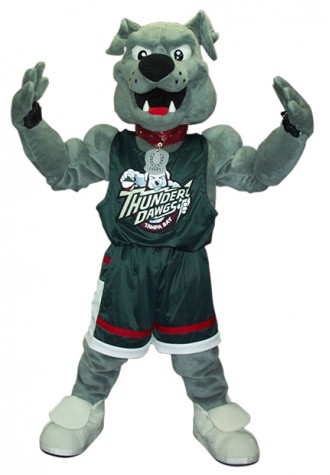 Tampa Bay Thunder Dawgs Lucky Mascot Costume