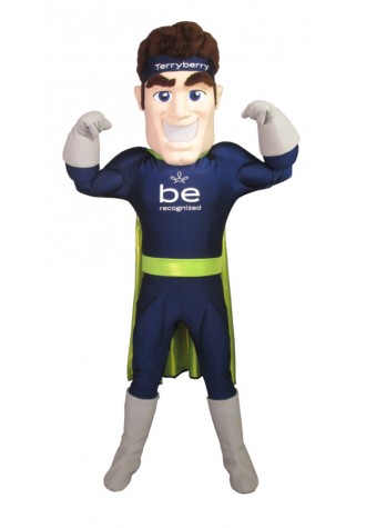 Terryberry Recognition Man Mascot Costume