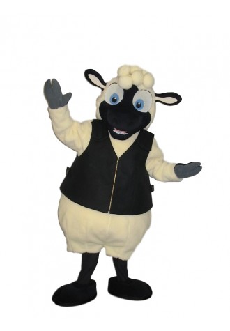 Tommy G Mutton Bustin' Sheep Mascot Costume