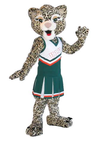 University of La Verne Lea the Leopard Mascot Costume
