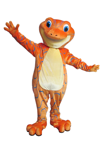 Urbana Parks Sam the Salamander Mascot Costume