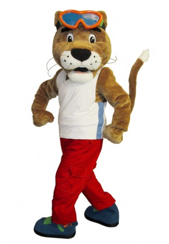 Vail Beaver Creek 2015 Alpine World Ski Championships Pete the Mountain Lion Mascot Costume