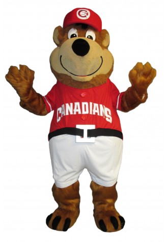 Vancouver Canadians Bob Brown Bear Mascot Costume