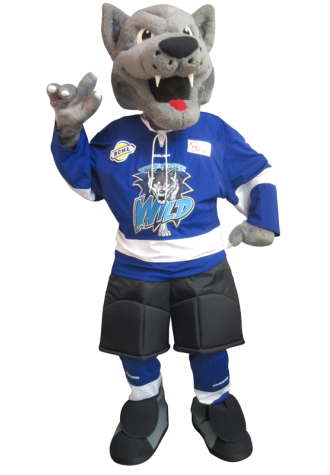Wenatchee Wild Walt the Wolf Mascot Costume
