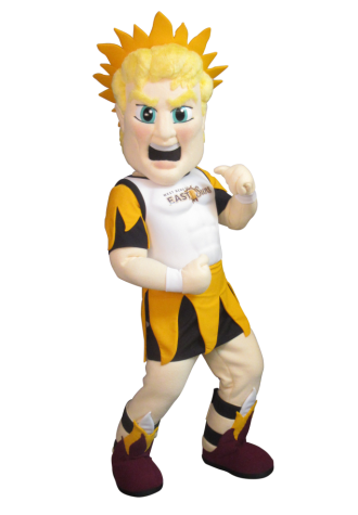 West Bend East High School Helios Mascot Costume