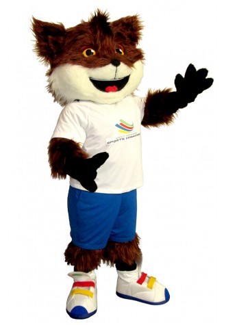 West Michigan Sports Commission Felix the Fox Mascot Costume