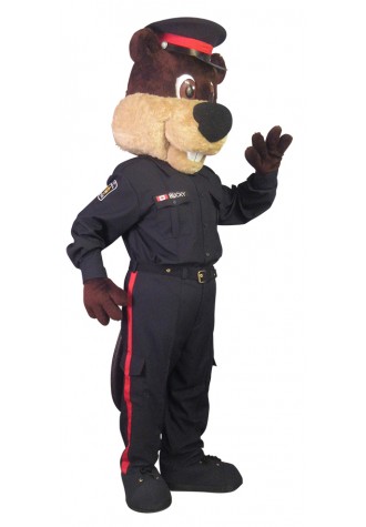 York Regional Police Bucky the Beaver Mascot Costume