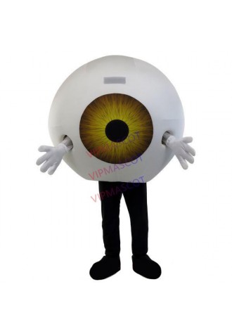 Breathable Material Cartoon Eyeball Mascot Costume For Halloween