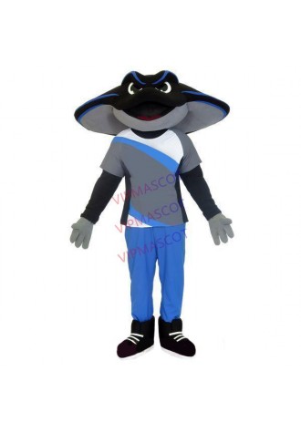 Black Skate Doll With Full Sports Outfit Mascot Costume