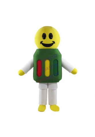 Lovely Style Cartoon Small Traffic Light Doll Mascot Costume