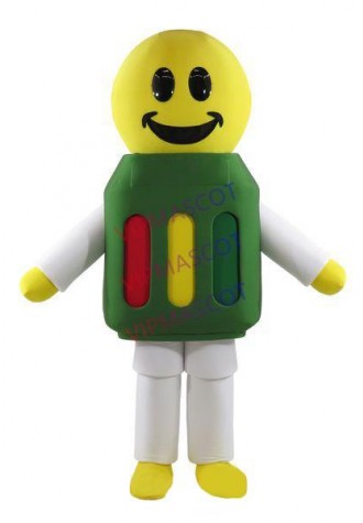 Lovely Style Cartoon Small Traffic Light Doll Mascot Costume
