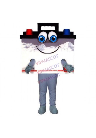 Cartoon Style The Printed Electrode Box Mascot Costume