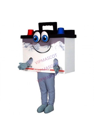 Cartoon Style The Printed Electrode Box Mascot Costume