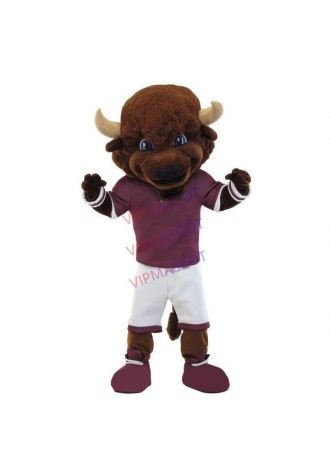 Adult Energetic Hale Bull Mascot Costume For School
