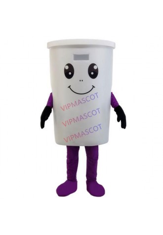 Lightweight Cartoon Simple White Cup Mascot Costume
